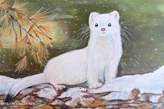 draw your animal o fantasy creature in realistic style