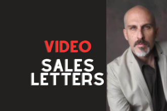 custom write your vsl video sales letter that converts