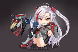 draw chibi anime character
