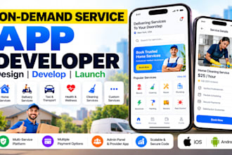 develop on demand service app like task rabbit or handy