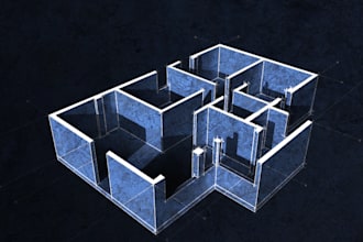do blueprint views for a 2d or 3d model