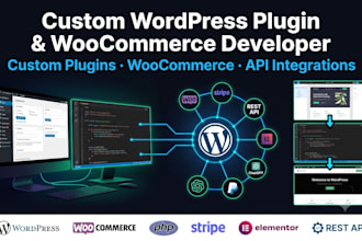 build a custom wordpress plugin, theme or woocommerce solution
