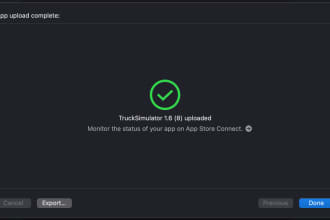 publish, upload your app or game to the apple appstore
