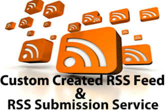 create a Custom RSS feed with 12 Backlinks Submit feed to Over 175   Directories