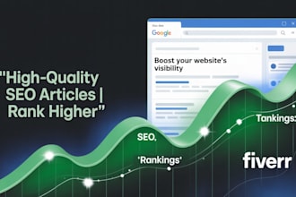write high quality SEO articles or blog posts that rank