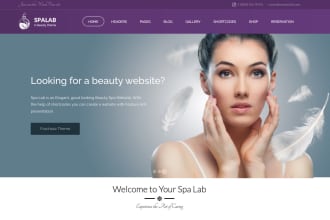 create beauty website, skincare, salon or redesign for you