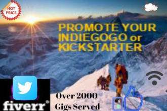 社交推广你的kickstarter或indiegogo活动