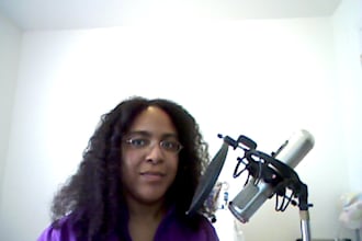 record a professional 60 second voiceover for you