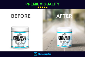 do advanced photoshop editing for amazon product photo