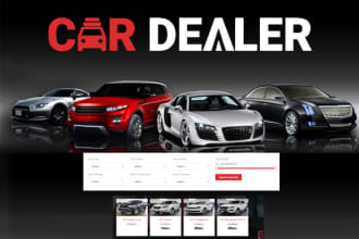 design stunning automotive cars dealership website