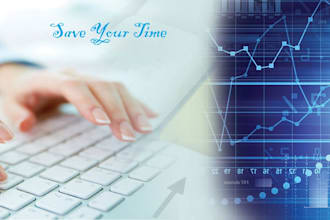do spreadsheet data entry, web research, pdf to excel