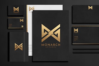 do modern minimalist and luxury logo design