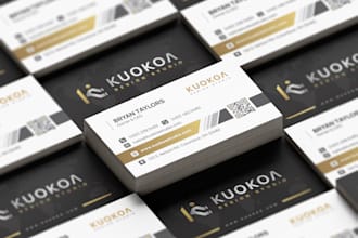 design outstanding business card design print ready