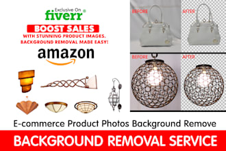 edit ecommerce product images remove backgrounds for amazon