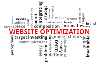 do any kind of website optimzation
