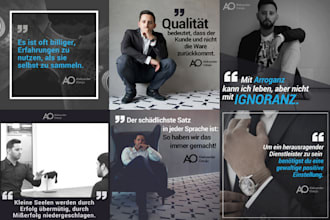design creative instagram quotes graphics for your brand