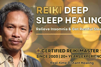 send distant reiki healing for deep sleep and insomnia relief