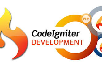 provide PHP, codeigniter application development services