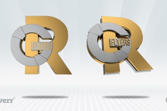 transform your 2d logo into a 3d one in max 24h