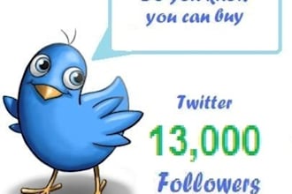 add more than 13000+ twitter followers, without needing your password in few hours