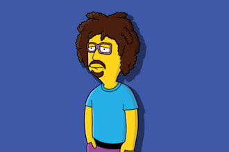 turn your pic into a simpsons character