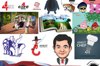 do impressive illustrator,logo,2d,cartoon,graphics,t shirt