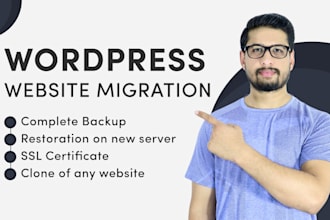 migrate or clone wordpress site to new hosting