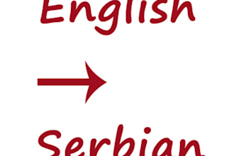 translate from English to Serbian or the other way around