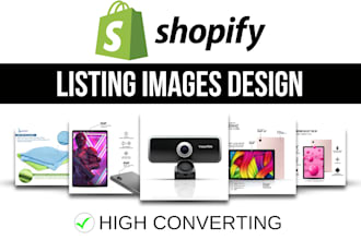 do high converting shopify product images design for you