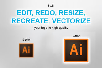 design,edit,redo or resize your logo