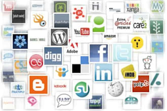 complete account creation for min 80 Social sites incl Onlywire plus Email