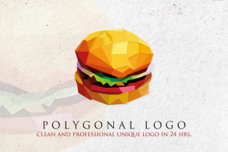 do 3d polygonal and geometric eternal logo in 24hrs