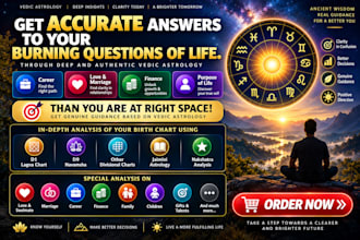 do accurate vedic astrology report and predict your future