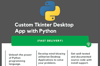 develop a desktop gui app for you