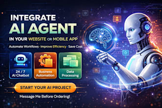integrate ai agents into your website or app
