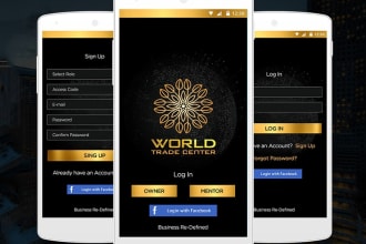 design and develop a user friendly android app