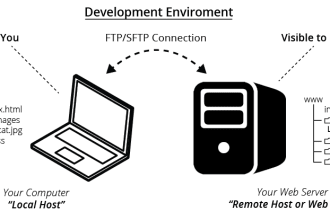 upload your website to your hosting and ftp server