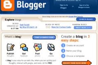 create a blogspot according to category of your choice with 5000 posts