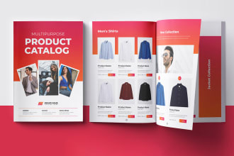 do product catalog, magazine, booklet design
