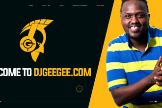 design musician website in 7 days