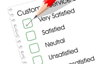 create a 5 to10 question professional survey