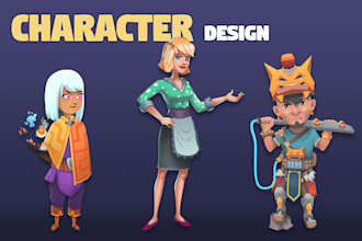create character design and concept for games