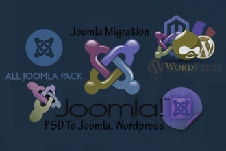 do joomla website, template, migration, fix issue