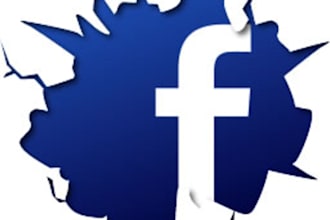 rate, review and like your product or fan page on Facebook with 8 accounts