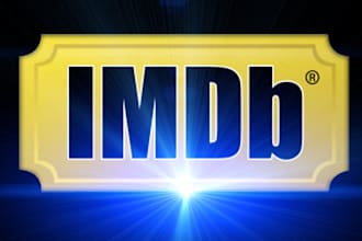 promote your IMDb page for 7 days and get you GUARANTEED Rank Boost