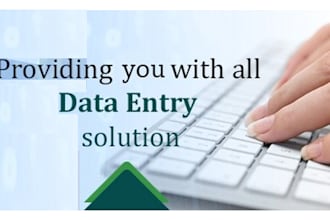 do any type of data entry work for 3 hours