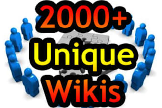 submit your article to 1500+ wiki backlink Sites