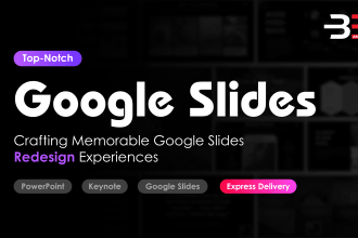 redesign amazing google slides for you