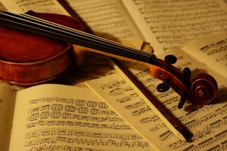 record an educational video on violin or viola playing