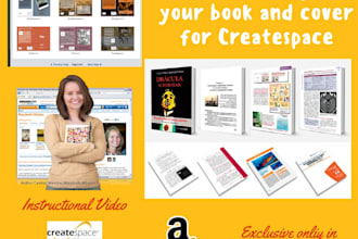 create your book and cover for amazon createspace